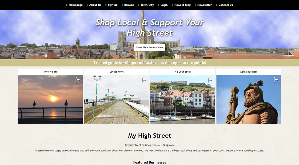 New Website for My High Street
